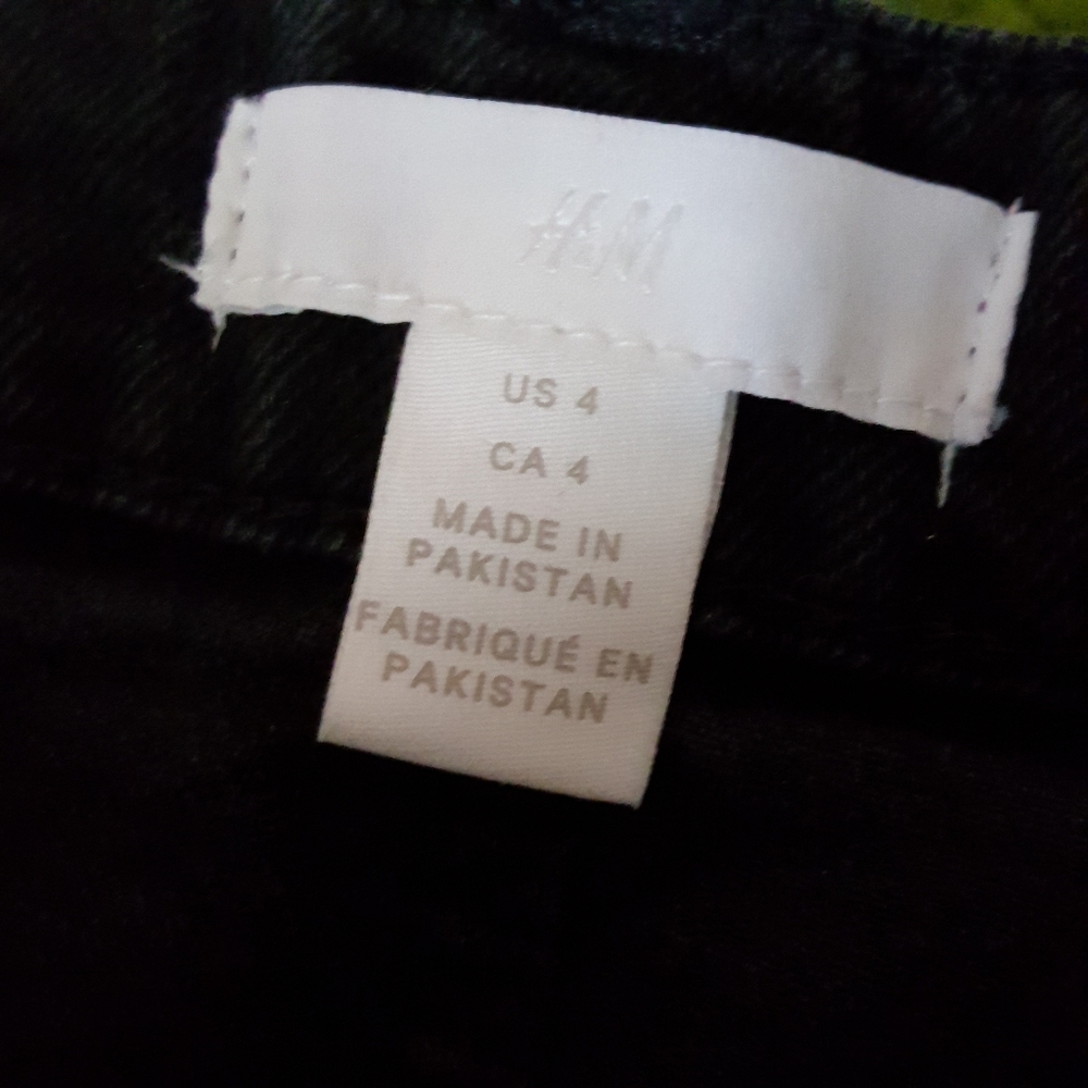 High Rise Denim Bike Shorts - Picture 4 of 4